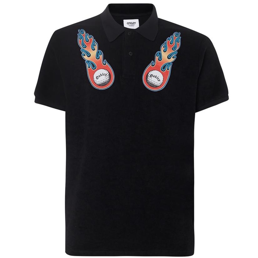 Oakley Men's Flame Terry Short Sleeve Polo TNP